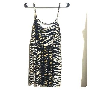 Animal print romper